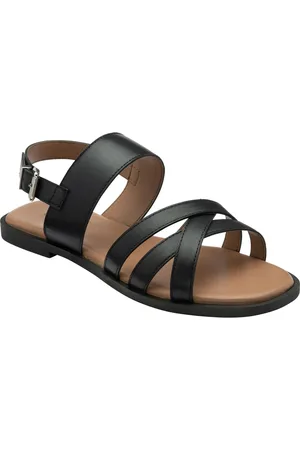 Lotus Black Low Heel Multi Strap Sandals AU 6 (EU 37)