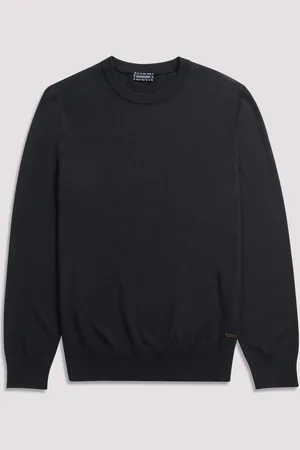 Duchamp Black Crew Neck Knit Jumpers XXL