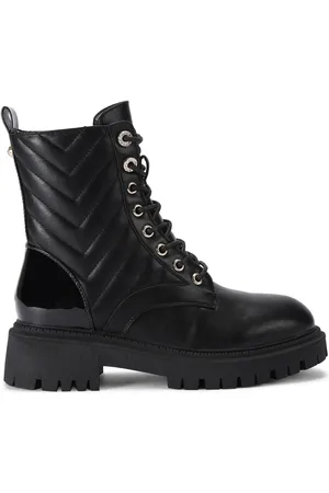 Carvela Ace Lace Up Black Boots AU 7 (EU 38)