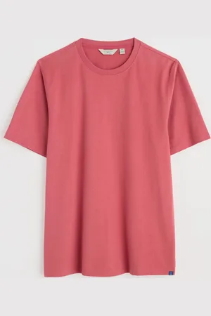 Seasalt Cornwall Pink Mens Merthen 100% Cotton T-Shirt L
