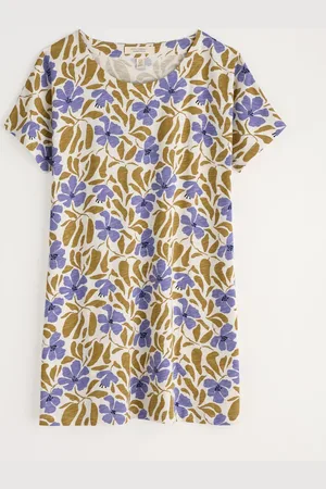 Seasalt Cornwall White Ocean Gaze Jersey 100% Organic Cotton Tunic 18