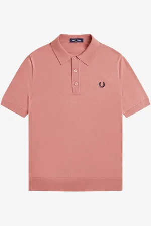 Fred Perry Cotton Knitted Polo Shirt S