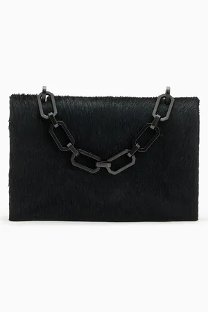 AllSaints AllSaints Black Yua Luxe Clutch One