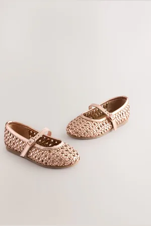 Next Leather Woven Mary Jane Shoes AU 7 (EU 24)