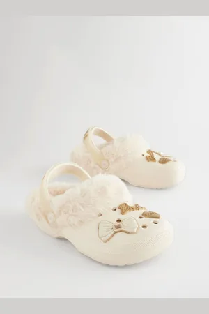 Ted Baker Girls Bone Charm Clog Slippers US 4 (UK 3)