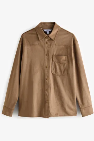 Next Faux Suede Shacket AU 6