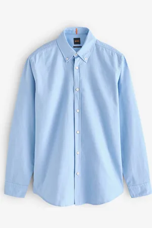 HUGO BOSS Button-Down Regular-Fit 100% Cotton Shirt S