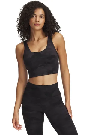 Under Armour Black Meridian Fitted Crop Tank M