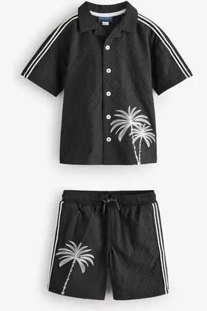River Island Boys Palm Embroid Swim Shorts Set 134140cm