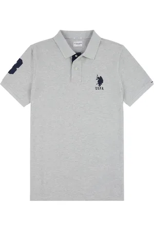 U.S. Polo Assn. U. S. Polo Assn. Regular Fit Mens Player 3 Pique 100% Cotton Polo Shirt 3XL
