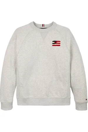Tommy Hilfiger White Relaxed Flag Sweatshirt 5 Years (110cm)