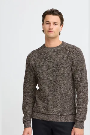 Blend Brown Chrome 100% Cotton Fisherman Knitted Sweat Jumper XL