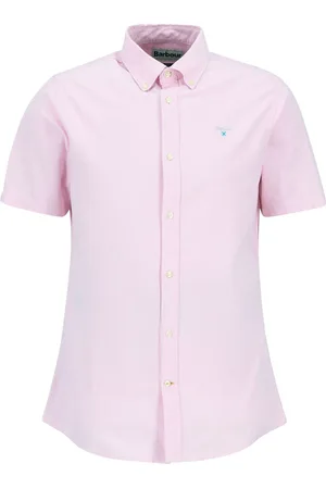 Barbour Oxtown Classic Short Sleeve Oxford 100% Cotton Shirt L