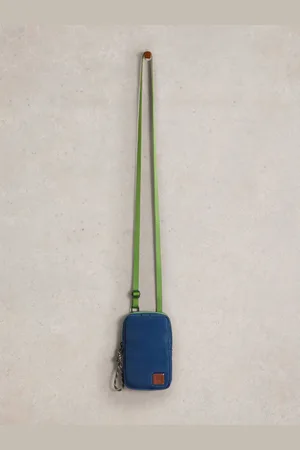 White Stuff Blue Meadow Phone Bag One