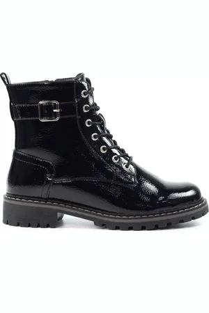 Lunar Parlour Patent Ankle Boots AU 6 (EU 37)