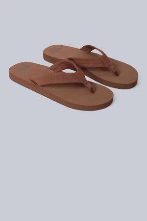 Animale Brown Mens Boardwalk Flip-Flops AU 10 (EU 44)