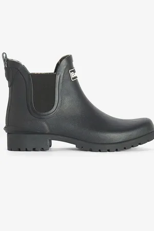 Barbour Black Wilton Chelsea Wellington Boots AU 7 (EU 38)