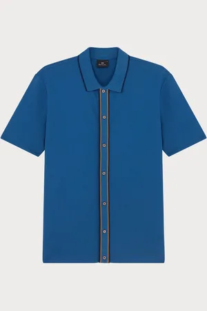 Paul Smith Contrast Button Down Polo Shirt S