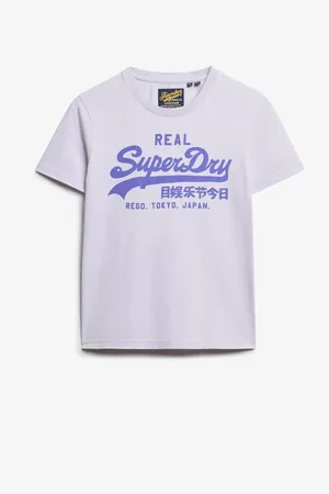 Superdry Purple VL Neon Slim Fit T-Shirt AU 16