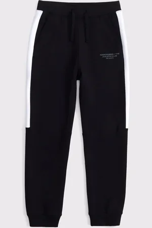 Abercrombie & Fitch Logo Tapered Joggers With Stripe Detail 9