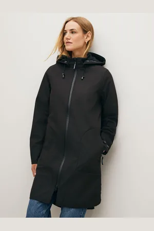 Ilse Jacobsen Waterproof A Line Softshell Raincoat AU 10