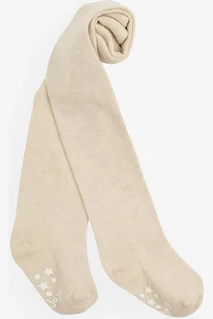 JoJo Maman Bébé Natural Cotton Rich Plain Tights 4