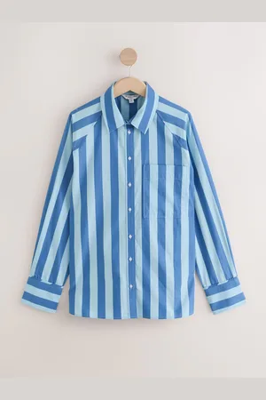 Next Girlfriend Oversized Long Sleeve Shirt AU 10 Petite
