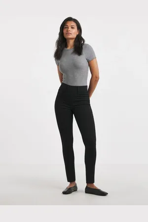 Simply Be Black Slim Pull On Jeggings AU 16 R