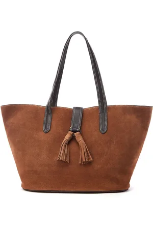 Moda In Pelle Addison Tote Bag With Tassle Detail One