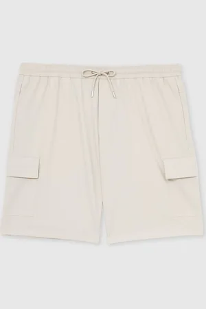 Reiss Climb Drawstring Technical Cargo Shorts 34