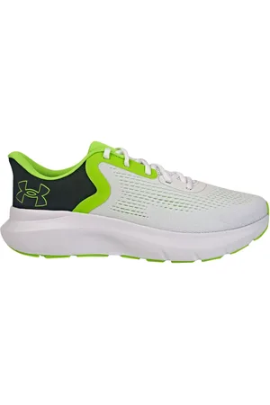 Under Armour White/Green Charged Rogue Trainers AU 11 (EU 46)