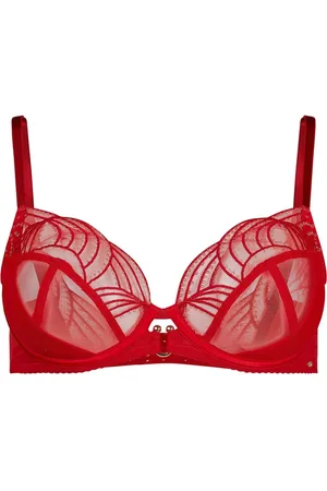 Gossard Red Viva Non Padded Plunge Bra 36 E