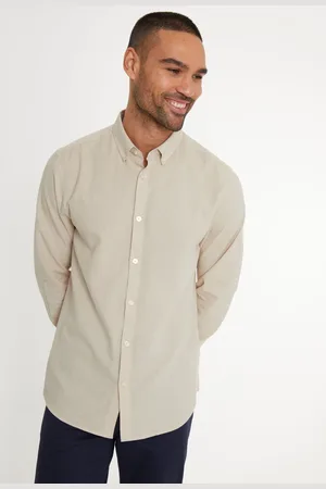 Threadbare Linen Blend Long Sleeve Shirt XL