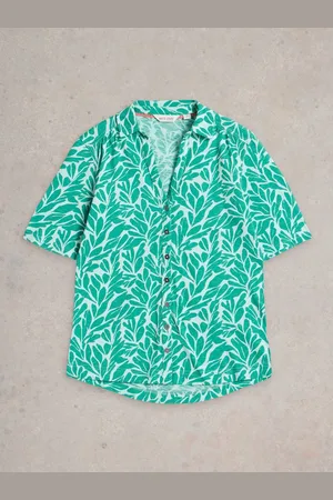 White Stuff Annie Short Sleeve 100% Cotton Jersey Shirt AU 14