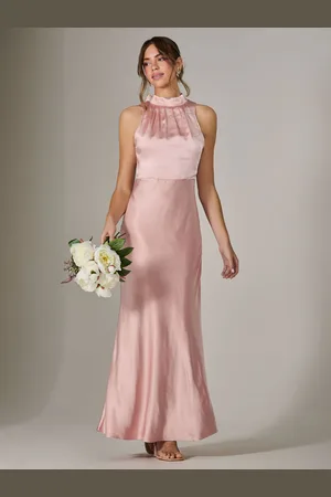 Jolie Moi Halter Neck Maxi Dress AU 10