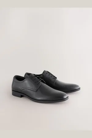 Next Standard Fit Leather Plain Derby Shoes AU 10 (EU 44)