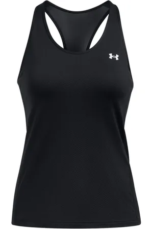 Under Armour Black Tech Mesh Racer Tank Top XL