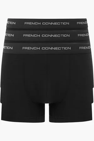 French Connection Black Boxers 3 Pack S