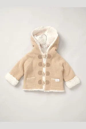 Rock-a-bye Baby Boutique 100% Cotton True Knit Cardigan with Sherpa Lining 6