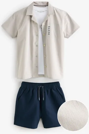 Ted Baker Shirt, T-Shirt and Navy Shorts Set 9 Years (134cm)