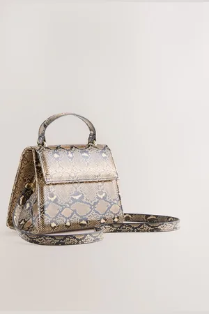 Next Snake Structured Top Handle Bag One