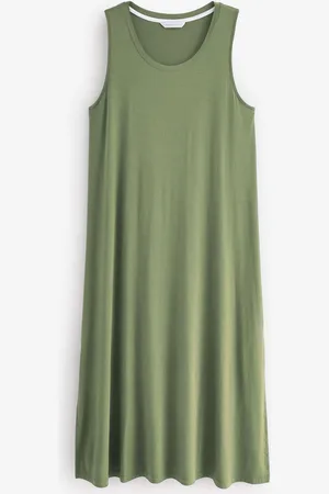 Cyberjammies Green Jersey Long Nightdress AU 14