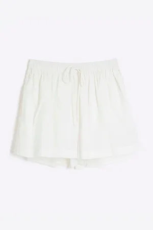 River Island Lace Insert 100% Cotton Shorts AU 10