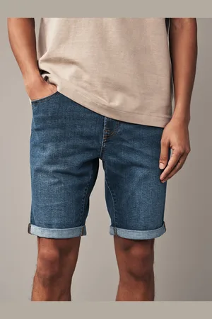 Next Skinny Fit Stretch Denim Shorts 36W x 33L (UK 36 L)
