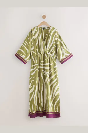 Next V-Neck Kaftan Maxi Dress AU 16 Tall