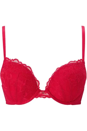 Ann Summers Red Pad Plunge Sexy Lace Underwired Bra 32 D
