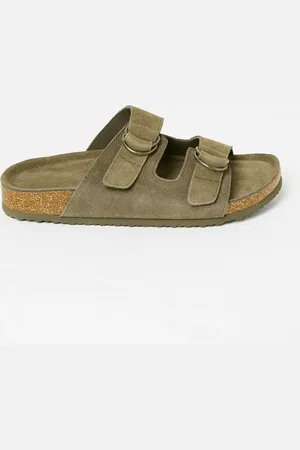 Fat Face Khaki Green Mylor Suede Sandal AU 7 (EU 38)