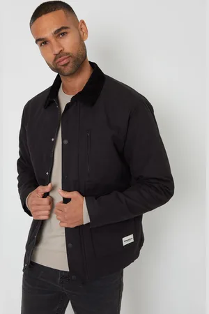 Threadbare Black 100% Cotton Twill Lightweight Jacket XXL