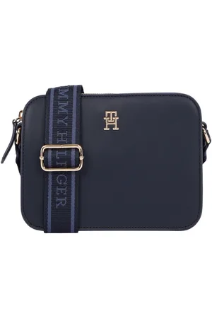 Tommy Hilfiger Blue Logotape Camera Bag One