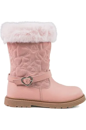 Toezone Lumi Faux Fur Zip Heart Buckle Boots AU 10 (EU 28)